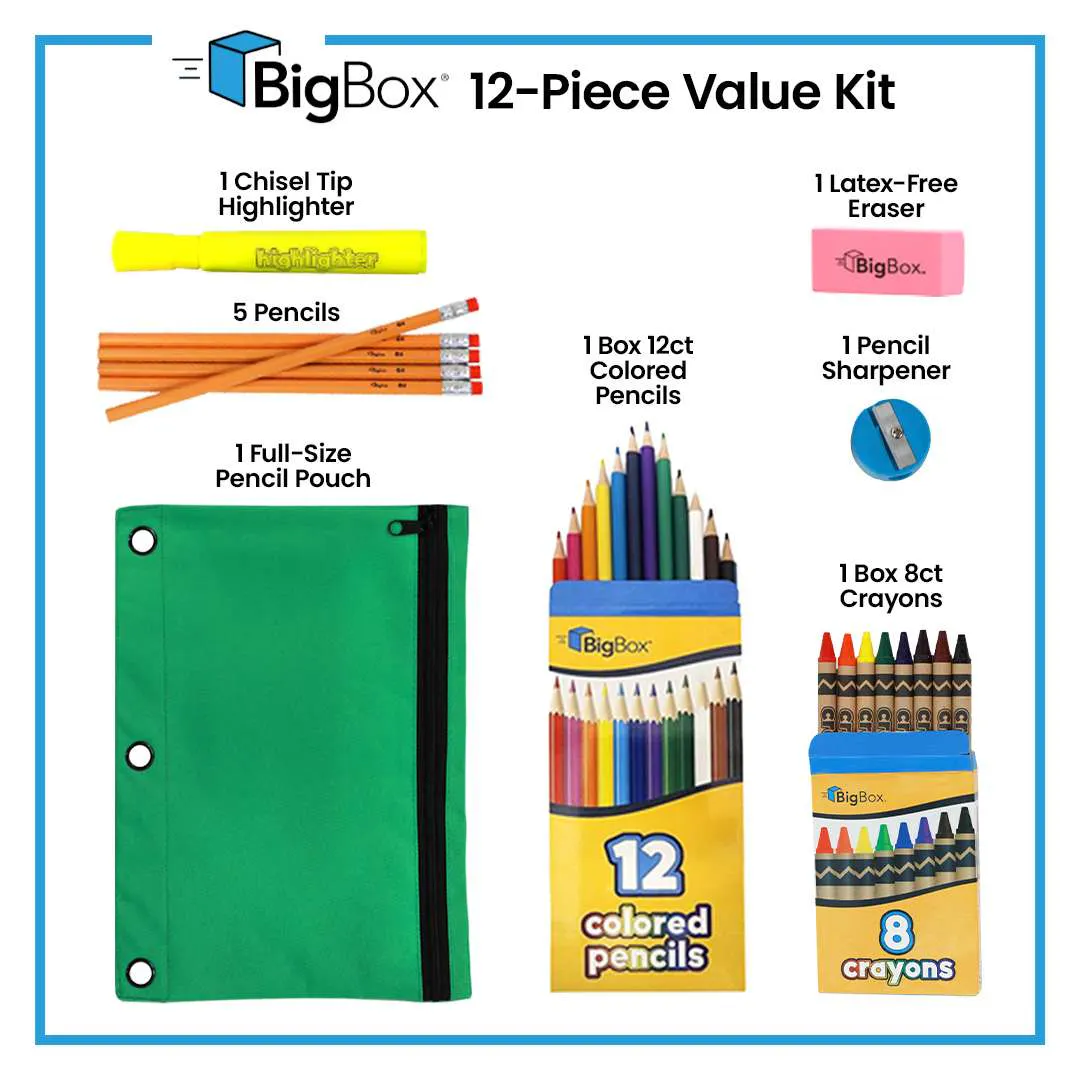 Bulk Value School Supply Kits