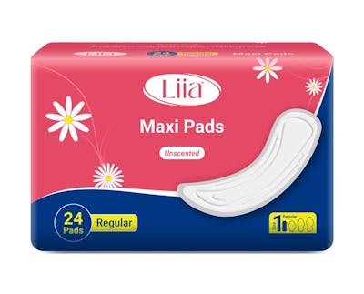 Liia Maxi Pads - 24 Count