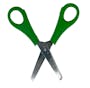 Blunt Tip Ruler Scissors - 5", Assorted (2 of 2)