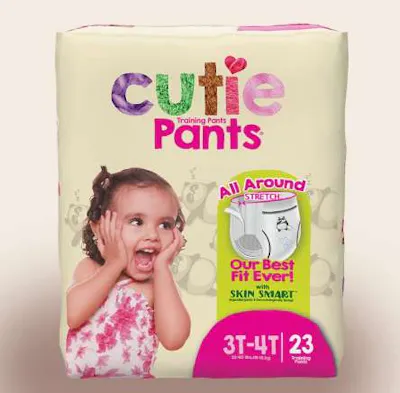 Cutie Girl's Training Pants 3T-4T