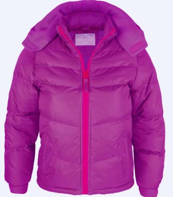 Toddler Puffer Jackets - Purple/Pink, 2T-4T