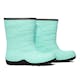 Women's Rubber Boots - Cyan, Sherpa Lined (1 of 6)