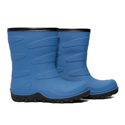 Kids' Rubber Boots - Royal, Sherpa Lined, Sizes 5-13