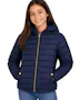 Girls' Reversible Sherpa-Lined Jacket - Size 4-6X, Navy (1 of 2)