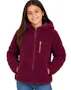 Girls' Reversible Sherpa-Lined Jacket - Size 4-6X, Plum (2 of 2)