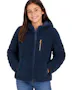 Girls' Reversible Sherpa-Lined Jacket - Size 7-14, Navy (2 of 2)