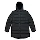 America's Supplier's Unisex Long Sherpa Coat, Black, Small (1 of 3)