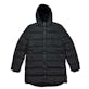 America's Supplier's Unisex Long Sherpa Coat, Black, Large