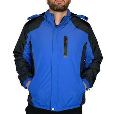 Men's Insulated Jackets, Solid Blue, M-2X