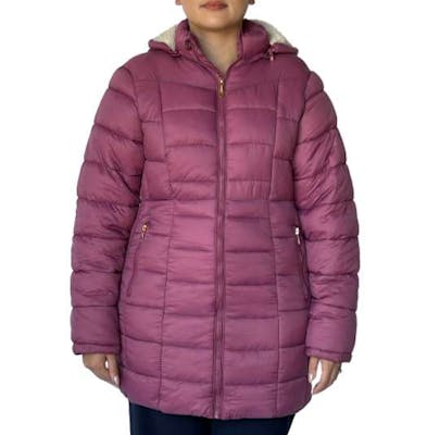 Women’s Three-Quarter Length Jackets, Mauve, S-XL