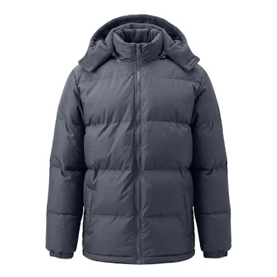 America's Suppliers Men's Heavyweight Jacket, Dark Gray, Small