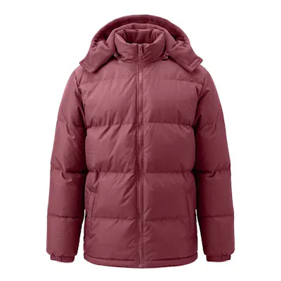 America's Suppliers Woman's Heavyweight Jacket Mauve, 1X-3X