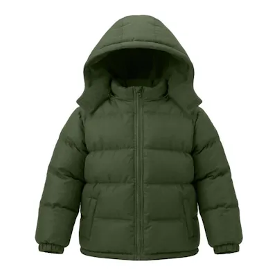 America's Suppliers Boy's Jacket Military Green, 2T-4T