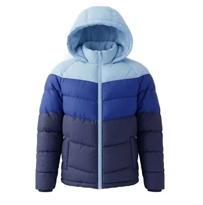 America's Supplier Boy's Color Block Jacket, Blue, 2T-4T