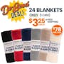 Fleece Blankets - 50x60, Assorted colors (1 of 10)