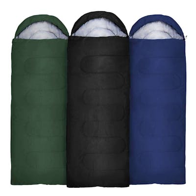 Sleeping Bags - 3 Colors, 32° Temperature Rating - 78" x 30"