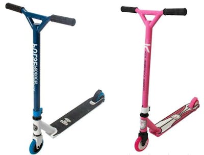 PPP KR2 Freestyle Scooters, Navy Blue and Pink