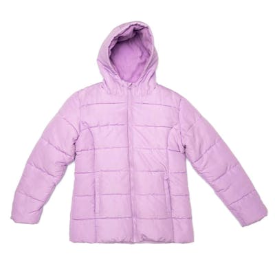 Women's Fleece-Lined Hooded Puffy Jackets - Lilac, S-XL