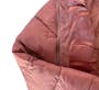 Women’s Solid Puffer Jackets, Pink, XL (3 of 3)