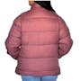 Women’s Solid Puffer Jackets, Pink, XL (2 of 3)