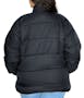 Women’s Solid Puffer Jackets, Black, XL (2 of 3)