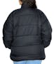 Women's Solid Puffer Jackets, Black, Small (2 of 3)