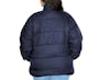 Women’s Solid Puffer Jackets, Navy, XL (2 of 3)