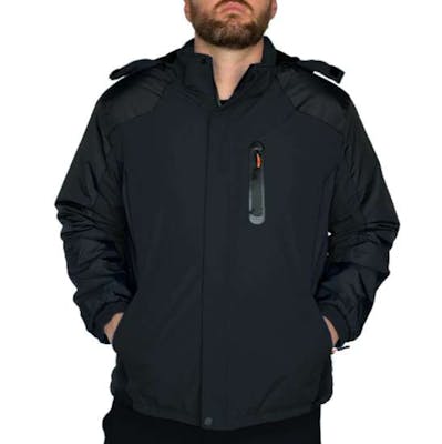 Men's Insulated Jackets, Solid Black, M-2X