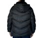 Women’s Solid Puffer Jackets with Hood, Black, Large (3 of 3)