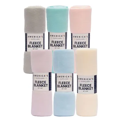 Fleece Blankets - 30x40, Assorted Colors