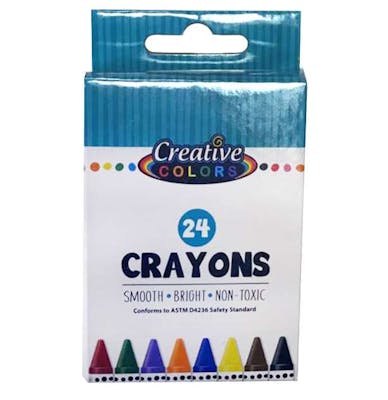 Crayons - 24 Pack, Assorted