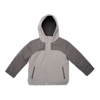 Toddlers' Color Block Jackets - 2T-5T, Hooded, Gray
