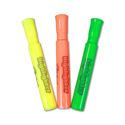 BigBox Highlighters, Assorted, 3pk