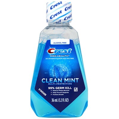 Crest Pro Health Mouthwash - 1.2 oz, Alcohol Free