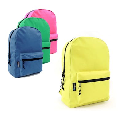 BigBox Basic Backpacks, Assorted, 17"