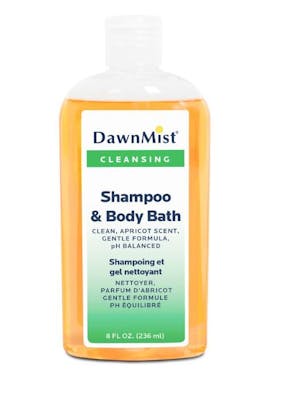 Shampoo &amp; Body Bath - 8 oz, Apricot Scent, pH-Balanced