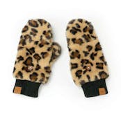 Adult Snow Leopard Mittens, Assorted, One Size