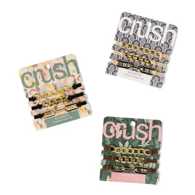 Bracelet Hair Ties, Assorted Colors
