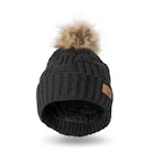 Women's Winter Pom Hats - Cable Knit Chenille, 4 Colors image number null