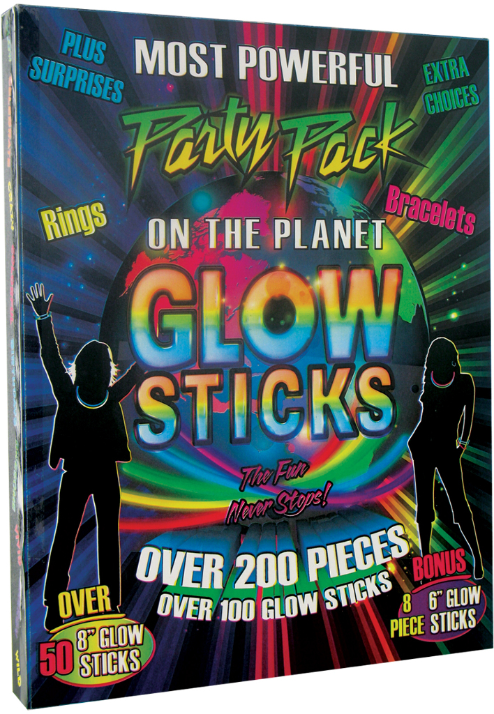 200 Pcs Foam Glow Sticks Bulk and Neon Glasses for Glow Party