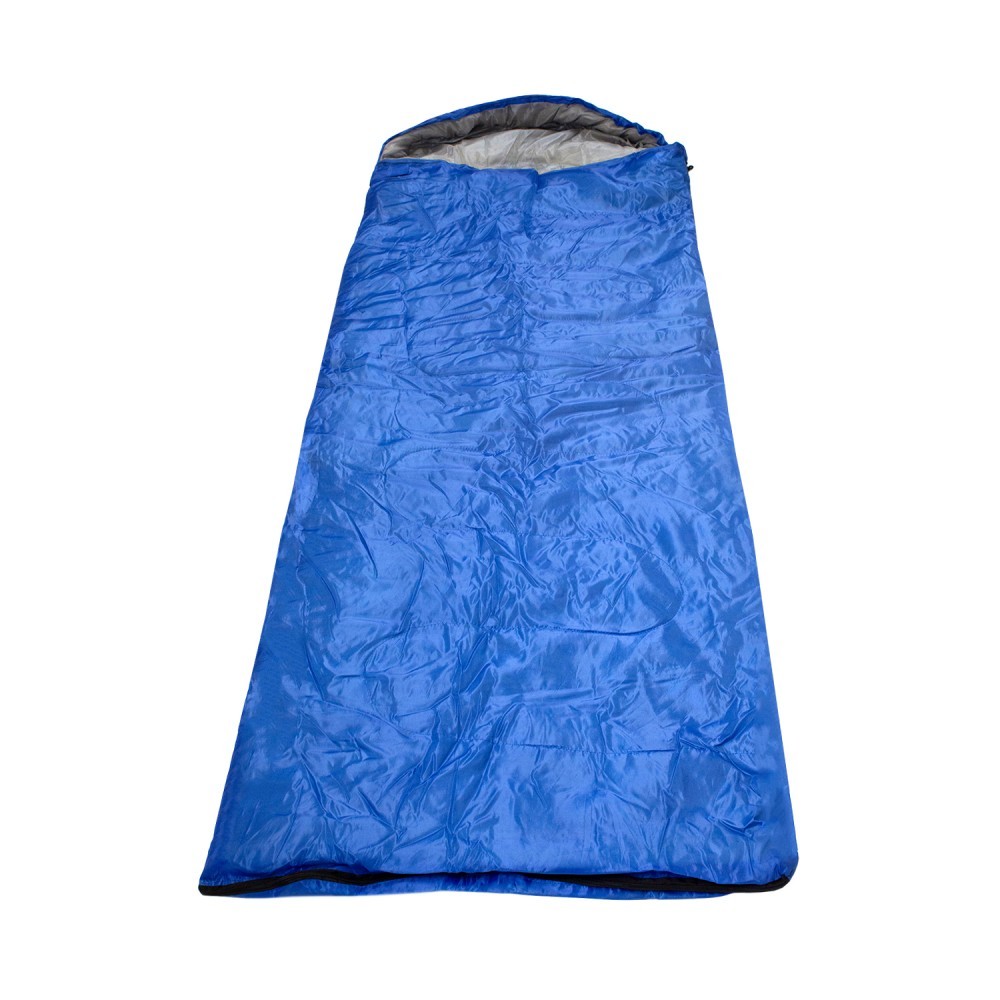 Wholesale 0.7kg Lightweight Hooded Sleeping Bags Royal Blue