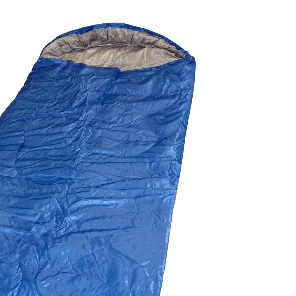 Wholesale 0.7kg Lightweight Hooded Sleeping Bags Royal Blue