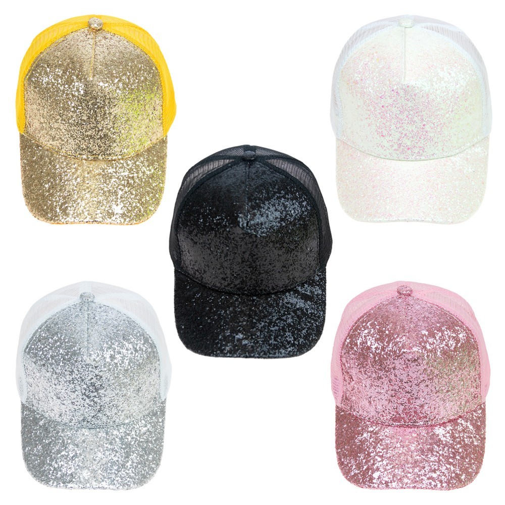 glitter baseball caps wholesale