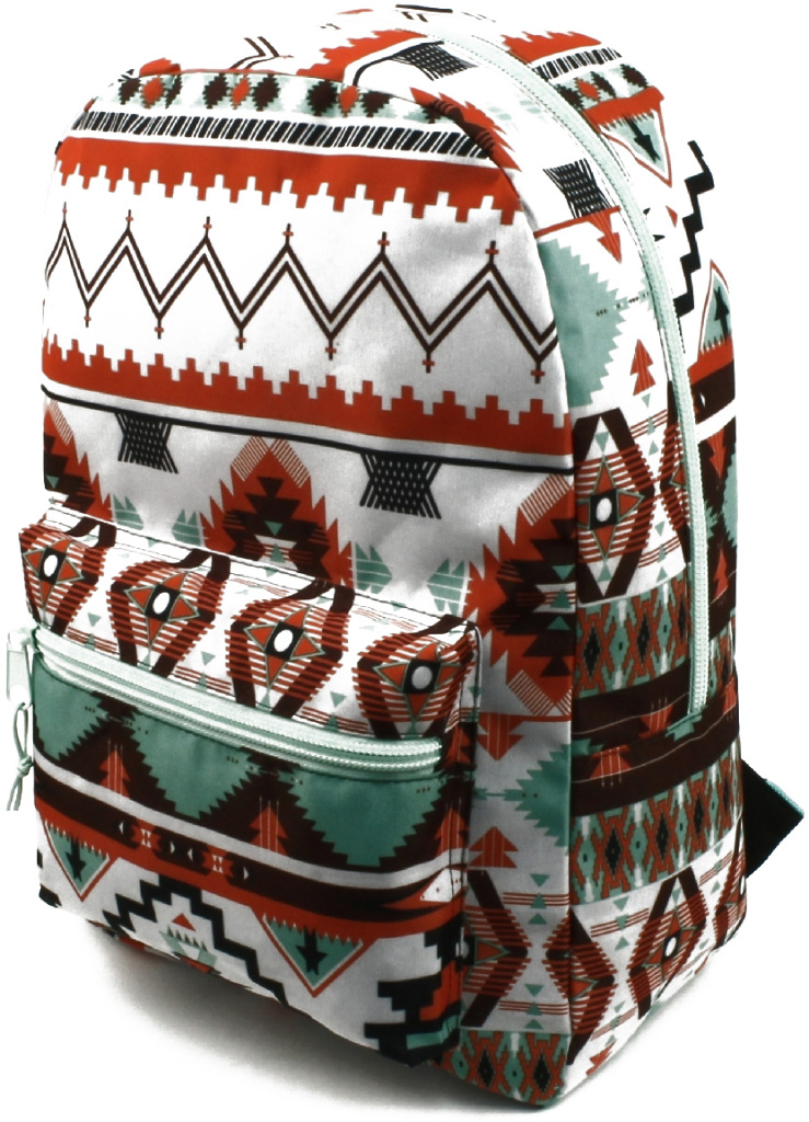 Wholesale 17" Light Aztec Print Backpack DollarDays