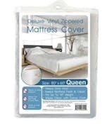 Heavy Duty Zippered Mattress Covers - Queen, White