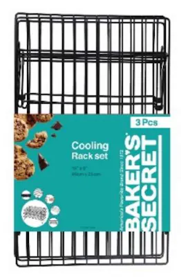 Baker's Secret 3-Pc Cooling Rack Sets