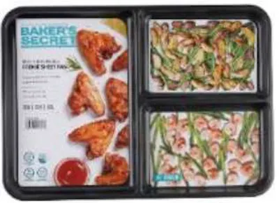 Baker's Secret 3-Section Cookie Sheets