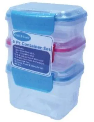 Click &amp; Lock 6-Pc. Container Sets