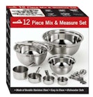 Stainless Steel Mix & Measure Sets - 12 Piece image number null