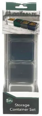 Fridgemate 5-Pc Storage Container Sets